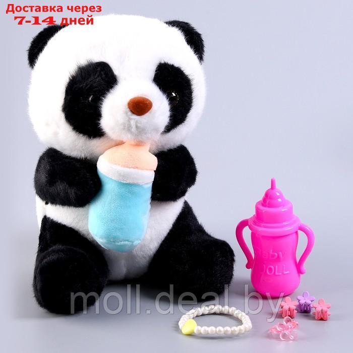Мягкая игрушка "Панда", малыш с аксессуарами - фото 2 - id-p207532662