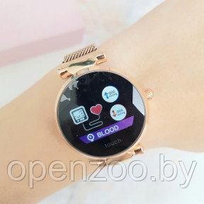 Умные часы Smart Watch B80 на магнитном браслете, 1.04 IPS, TFT LCD Золото - фото 1 - id-p207595812