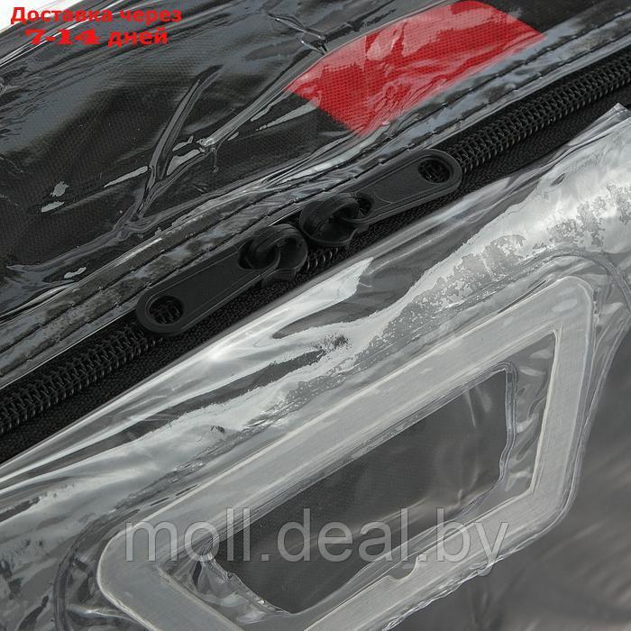 Чехлы автомобильные универсальные 9 предметов, черные - красные вставки, М5, H series - фото 7 - id-p207535771