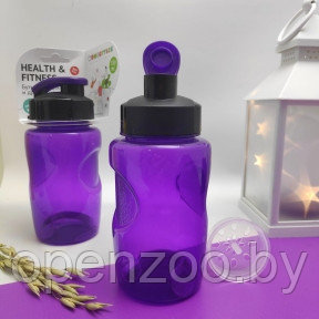 Анатомическая детская бутылка с клапаном Healih Fitness для воды и других напитков, 350 мл Фиолетовый - фото 1 - id-p207593846