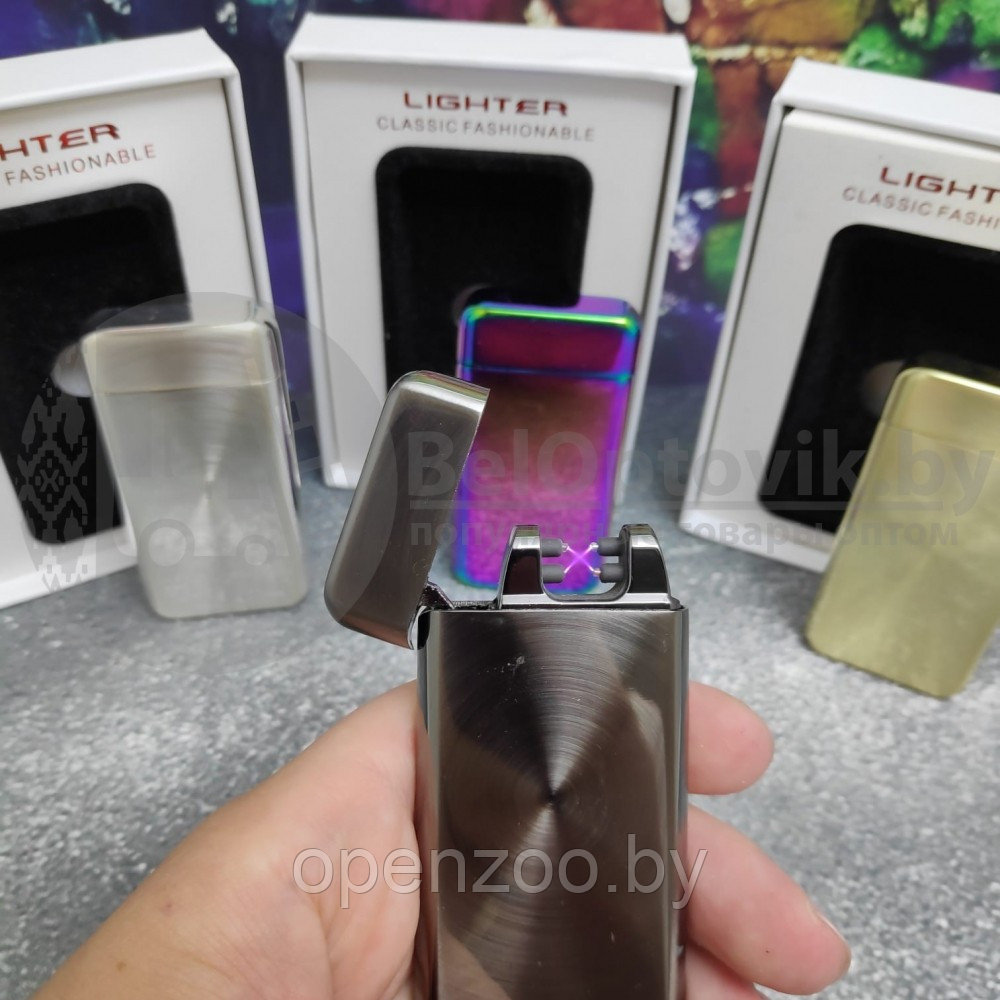 Импульсная USB-зажигалка Lighter Classic Fashionable Черный - фото 7 - id-p207595143