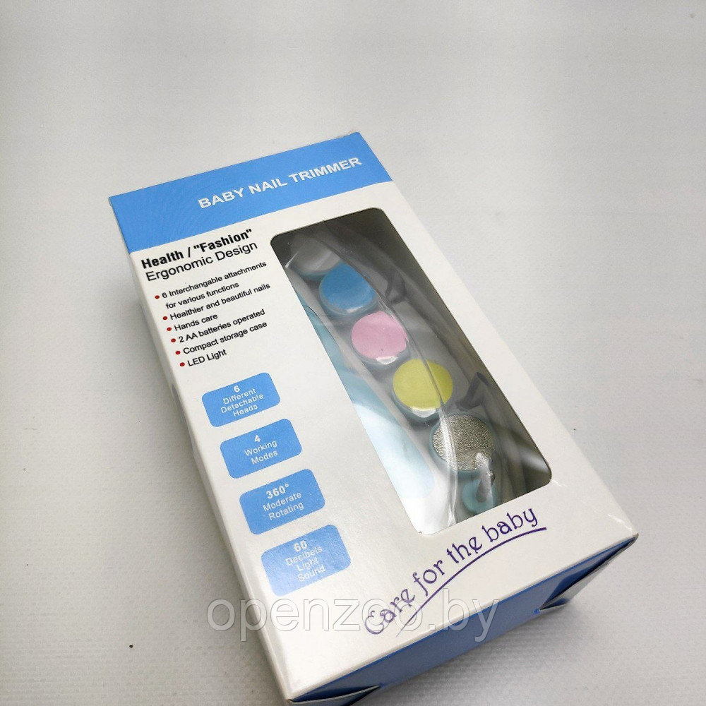 Устройство для подстригания ногтей детям Baby Nail Trimmer / Портативный детский триммер - пилочка для ногтей - фото 3 - id-p207593299