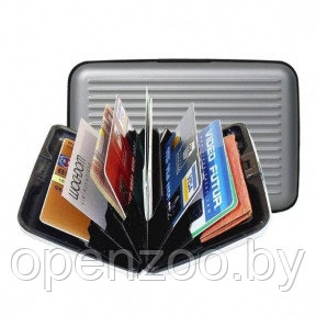 Кардхолдер (визитница) Security Wallet Card Wallet с RFID защитой банковских карт от интернет-мошенников - фото 1 - id-p207596627