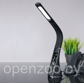 Настольная кожаная Бизнес Лампа с LCD-дисплеем Business Desk lamp Led