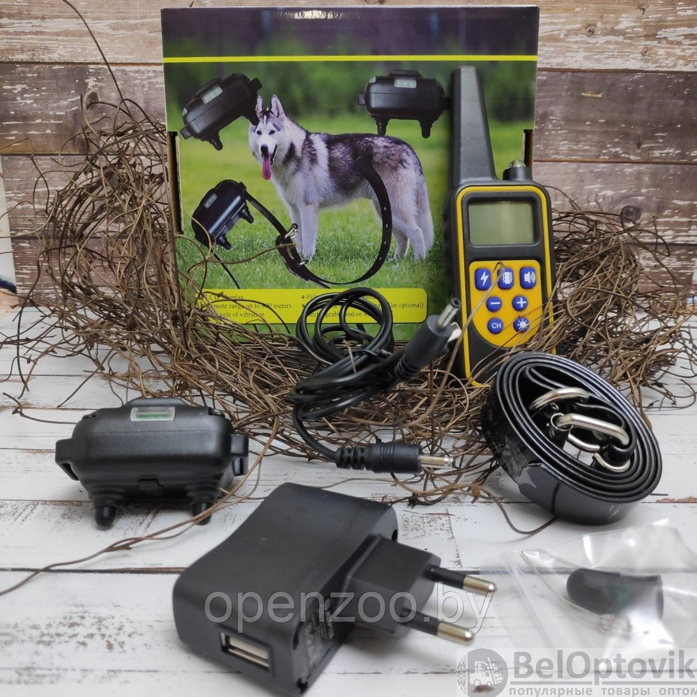 Электроошейник (до 67 см) 800м. для собак дрессировочный Rechargeable and Waterproof IP67 - фото 9 - id-p207595157