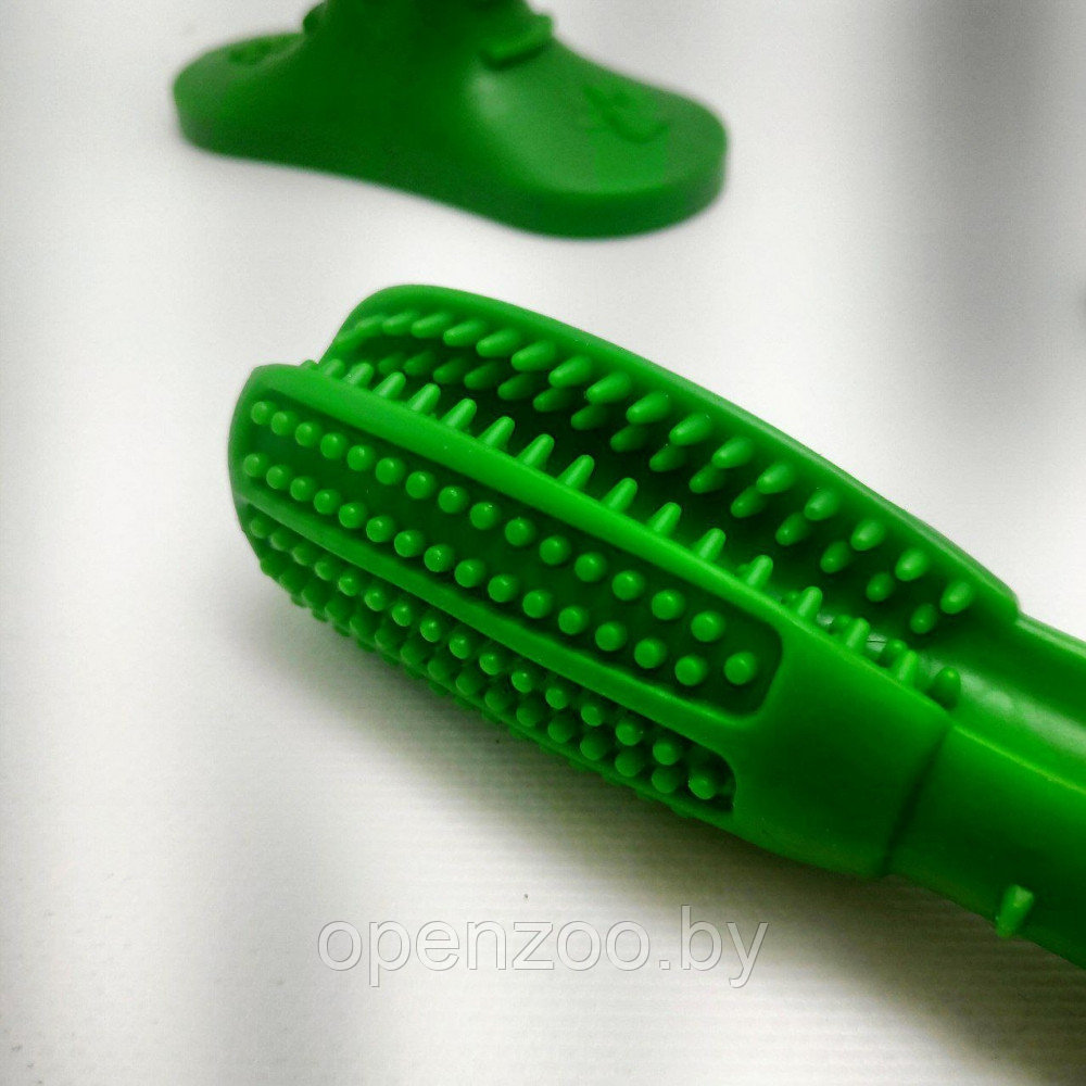 Зубная щетка для животных Toothbrush (размер М) / Игрушка - кусалка зубочистка для мелких и средних пород - фото 9 - id-p207593323
