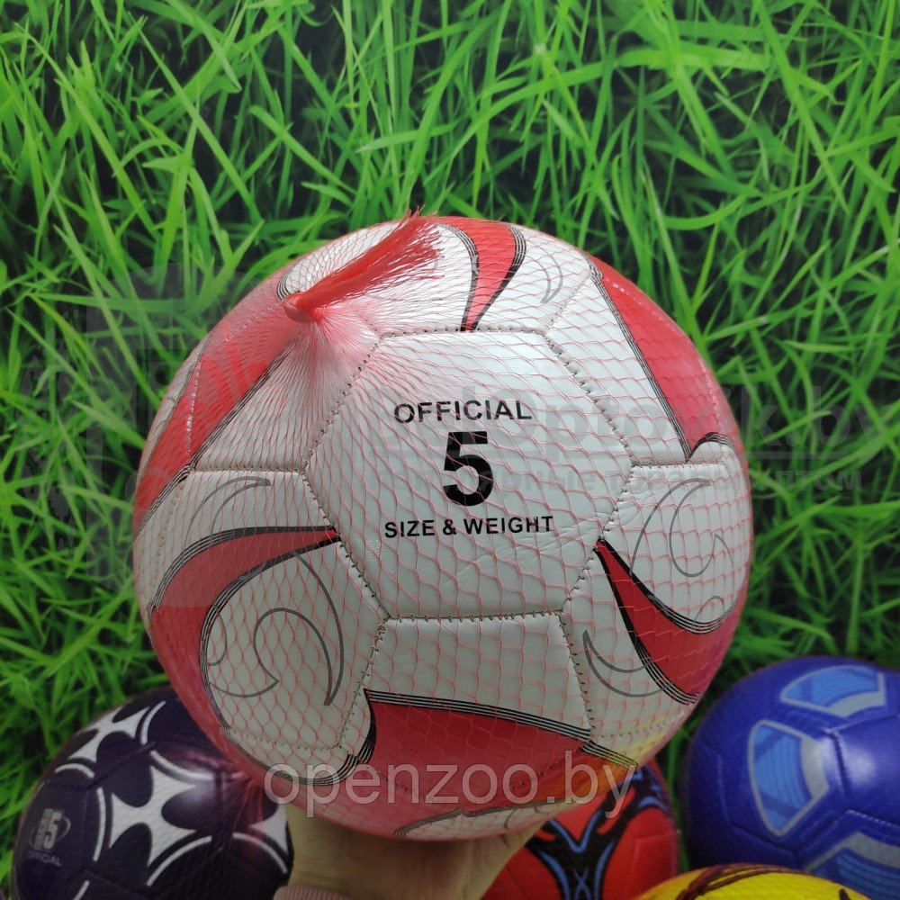 Футбольный мяч Ball, d 20 см Синий/белый - фото 3 - id-p207597052