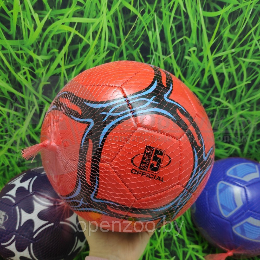 Футбольный мяч Ball, d 20 см Синий/белый - фото 7 - id-p207597052