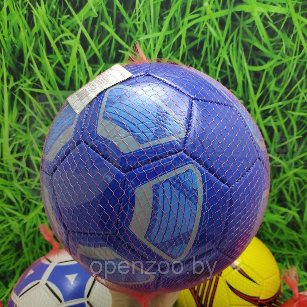 Футбольный мяч Ball, d 20 см Синий/белый - фото 8 - id-p207597052