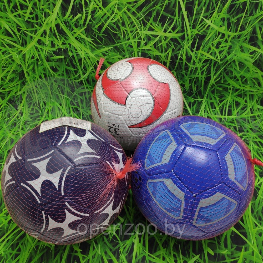 Футбольный мяч Ball, d 20 см Синий/белый - фото 9 - id-p207597052