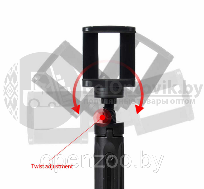 Штатив - кронтштейн для селфи, монопод Tripod support - фото 3 - id-p207596641