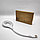 Портативный светодиодный USB светильник на гибком шнуре 29 см. / Гибкая лампа Белый, фото 3