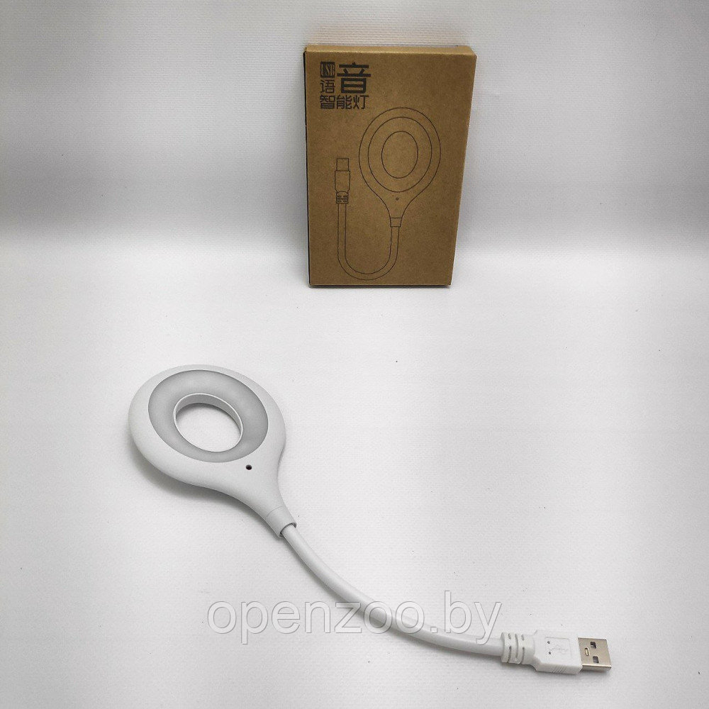 Портативный светодиодный USB светильник на гибком шнуре 29 см. / Гибкая лампа Белый - фото 5 - id-p207593350