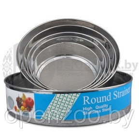 Набор сит из нержавеющей стали Round Strainer, 6 шт