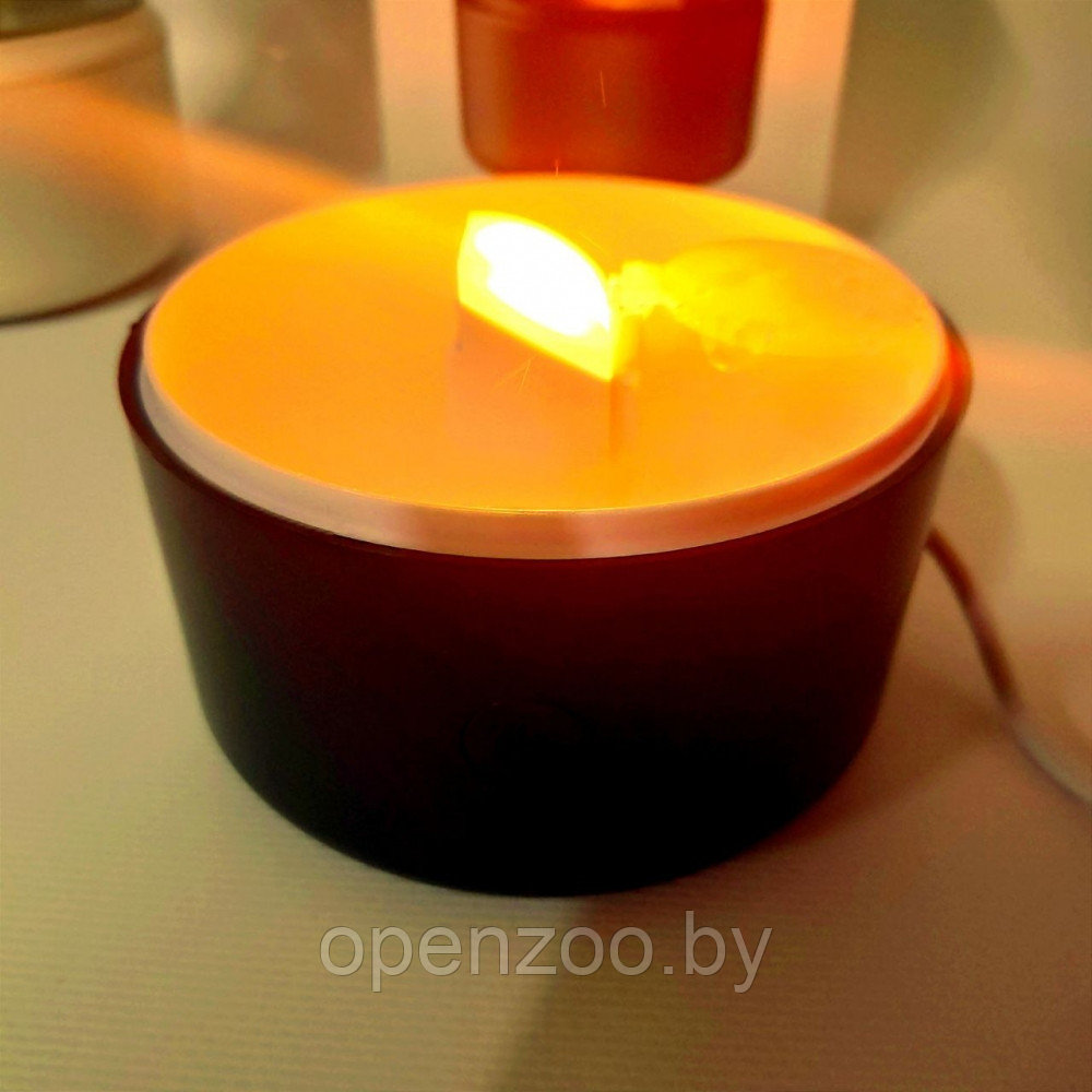 Портативный светодиодный аромадиффузор - ночник Пламя свечи (увлажнитель воздуха ароматический) USB DQ702 - фото 6 - id-p207593353