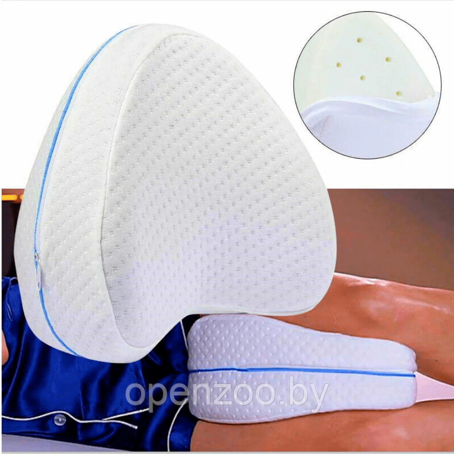 Анатомическая пенная подушка для ног и коленей с эффектом памяти Conour Leg Pillow / ортопедическая подушка - фото 3 - id-p207595859