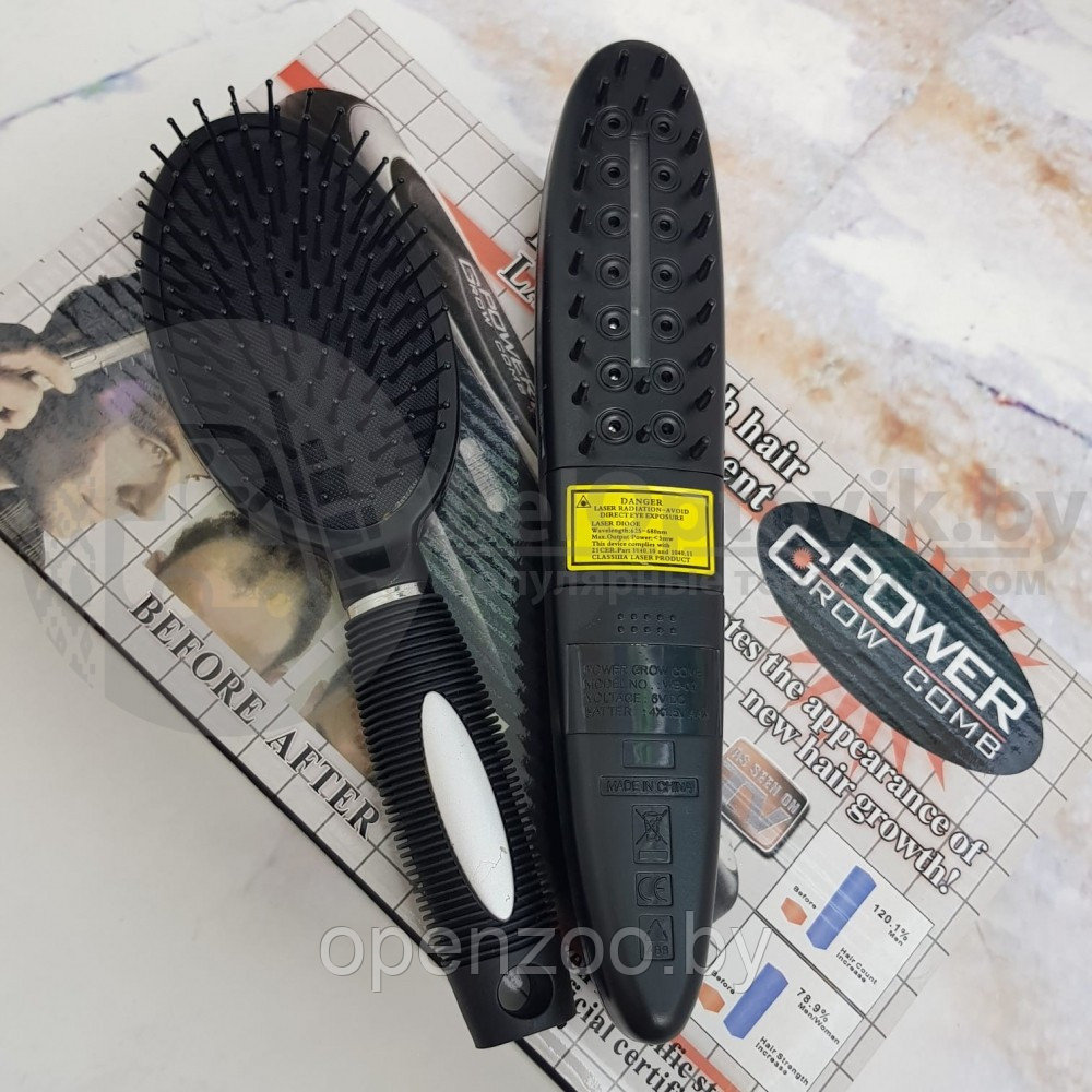 Лазерная расческа Power Grow Comb (Магия Роста волос) маникюрный набор - фото 4 - id-p207597075