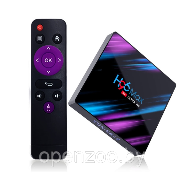 Телевизионная андроид приставка Smart TV H96 Max, Android 9, 4K UltraHD 2G/16Gb с пультом ДУ H96 Max V11 - фото 10 - id-p207593374
