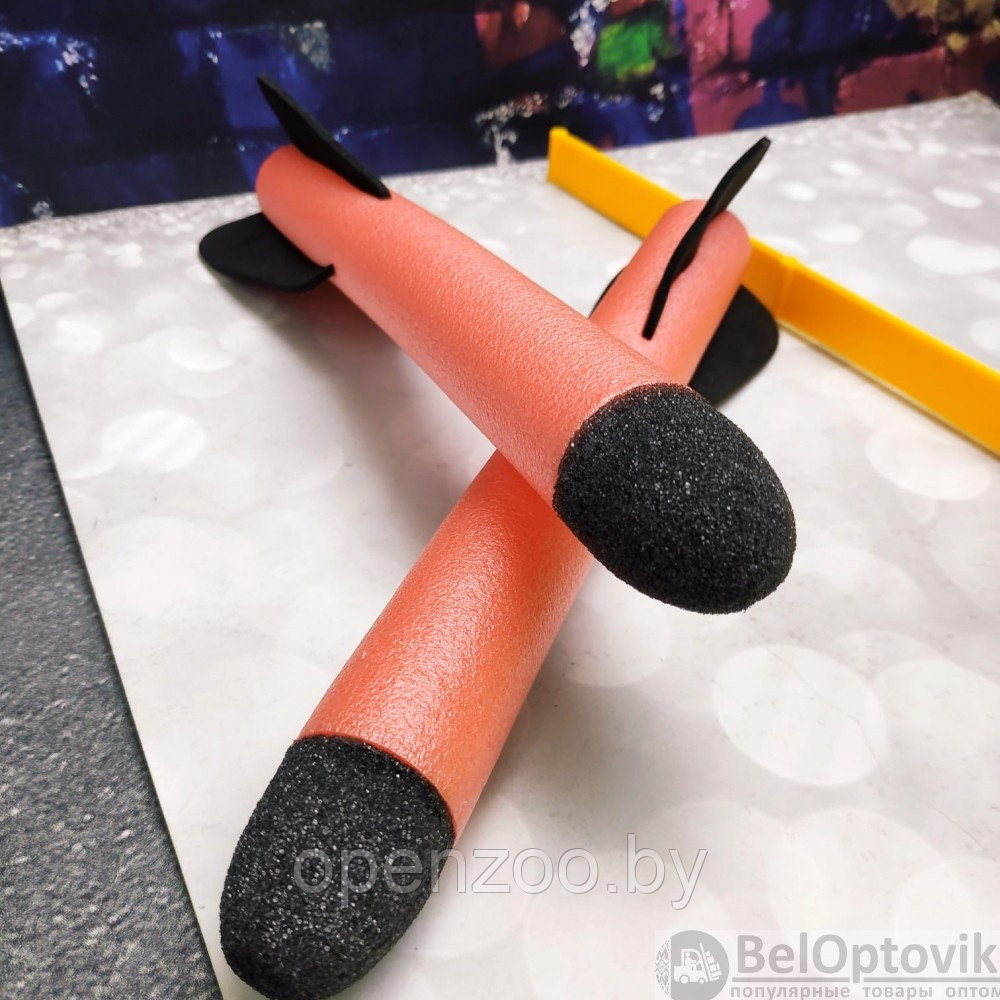 Игровой набор Ракеты Qunxing Toys 5 (3 ракеты, шланг, педальная пусковая установка, додставка) - фото 6 - id-p178896507