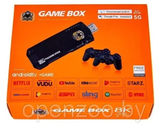 Игровая консоль Android TV GAME BOX 8K UltraHD 5G (2 джойстика) - фото 10 - id-p207593392