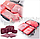 Набор дорожных сумок для путешествий Laundry Pouch, 6 шт Розовый, фото 2