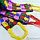 Мочалка цветная для тела Гарант Чистоты, полипропиленовая Семицвет (вязка петельками), фото 8