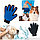 Перчатка для вычесывания шерсти домашних животных True Touch Без коробки (Уценка), фото 10