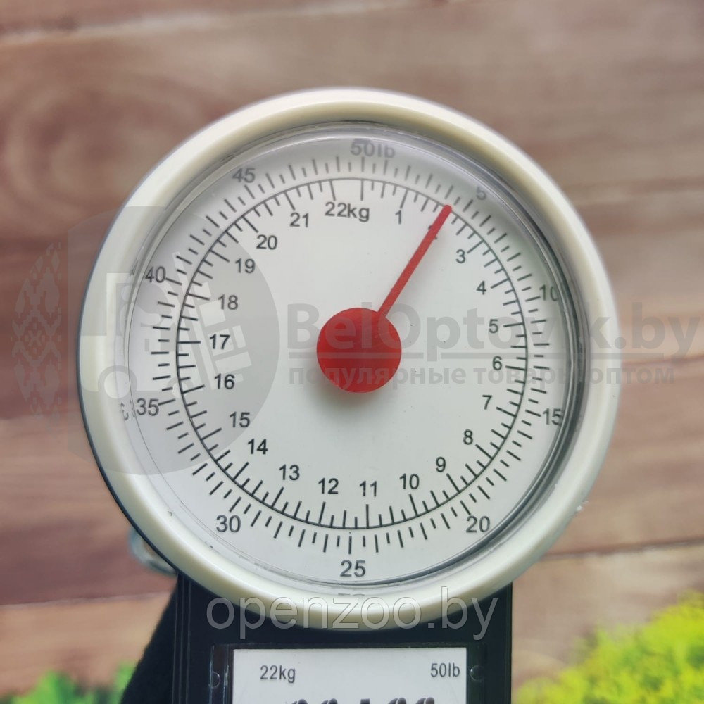 Механические весы-безмен Scale 1-22 кг с измерительной лентой 100 см - фото 2 - id-p207594304
