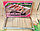 Мангал - барбекю (решетка) Portable Barbecue Grill металлический с решеткой гриль. Складной, портативный, фото 8