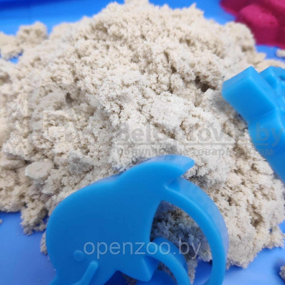 Набор для творчества GENIO KIDS Умный песок (живой кинетический песок), 1000g Белый - фото 7 - id-p207595888