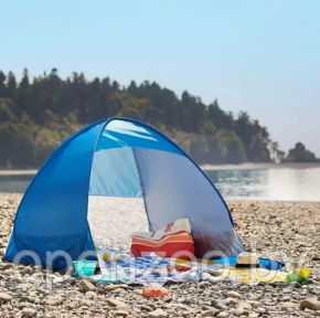 Палатка трехместная автоматическая XL 200 х 165 х 130 см. / тент самораскладывающийся для пляжа, для отдыха - фото 1 - id-p207593451