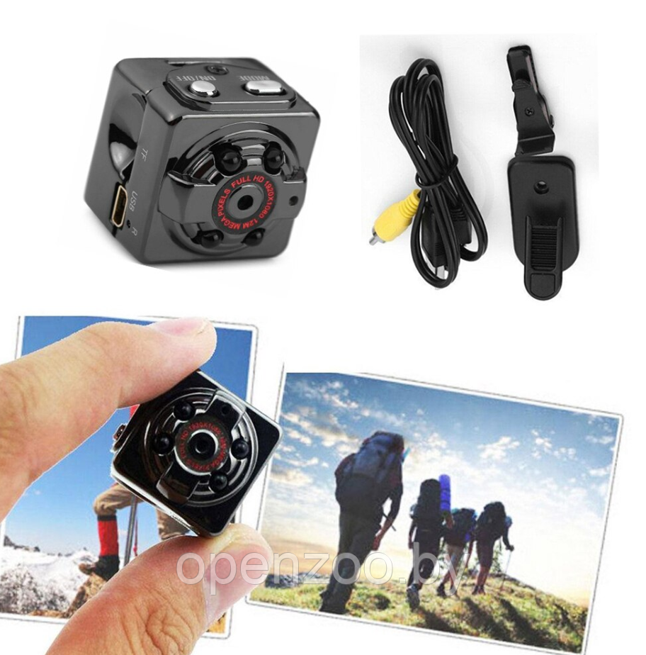 Скрытая мини видеокамера SQ8 Mini DV 1080P / Мини видеорегистратор / Спортивная камера с датчиком движения и - фото 6 - id-p207595221
