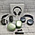 Беспроводные Hifi 3.0 наушники Stereo Headphone P9  Зеленый, фото 4