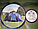 Палатка туристическая LanYu 1699-3-х комнатная 6-и местная 230155155х230155х190/170 см с тамбуромнавес, фото 6