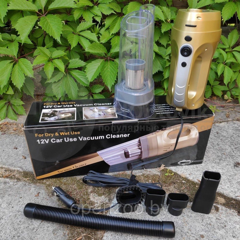 Автомобильный пылесос (для сухой и влажной уборки) Car Vacuum Cleaner DS12V от прикуривателя - фото 3 - id-p207595233