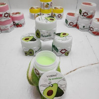 Ночная увлажняющая маска-бальзам для сухих и обветренных губ Vaseina lip membran, 5 гр С ароматом авокадо
