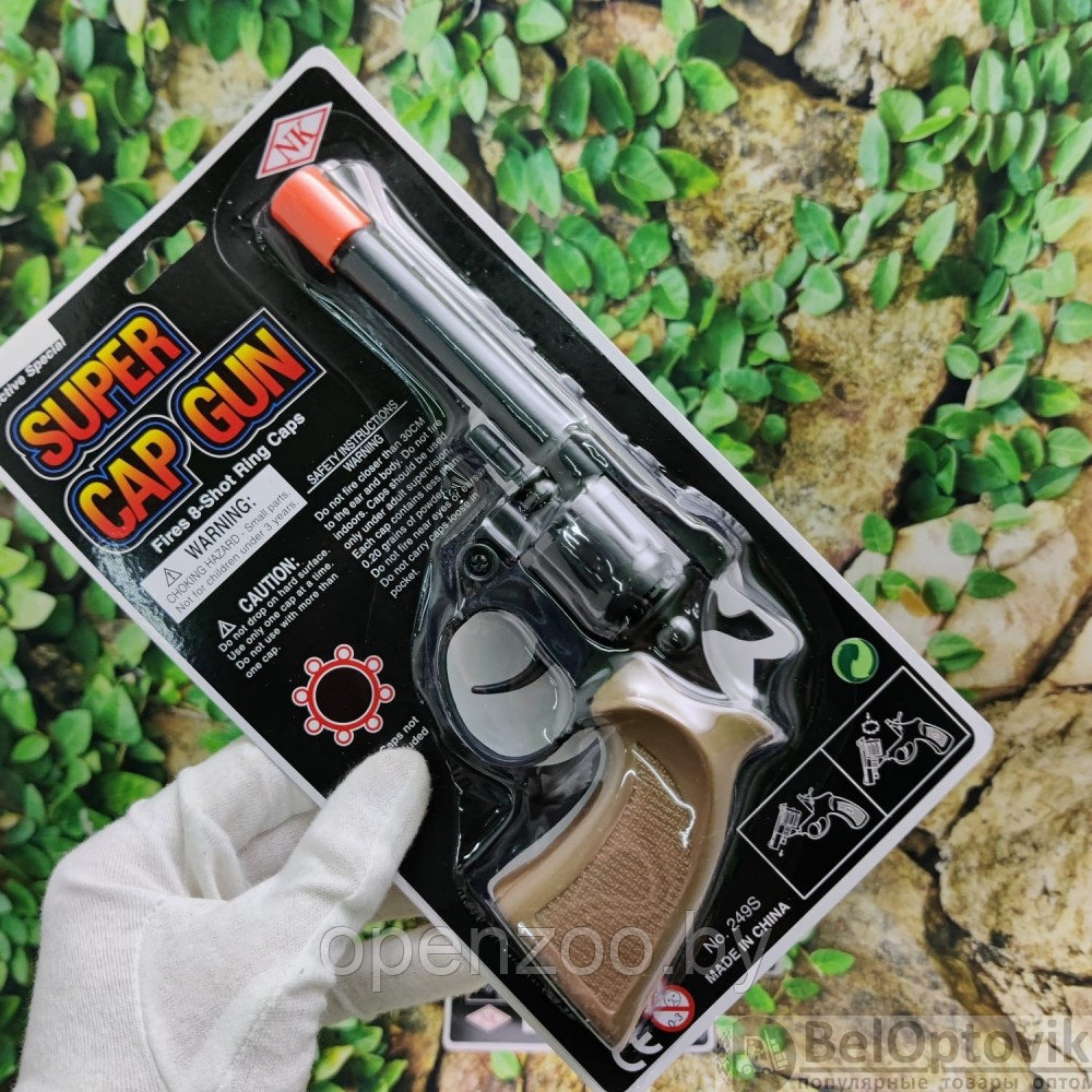 Пистолет с пистонами Gap Gun Herd / Super Cap Gun No.128417 - фото 10 - id-p207594811