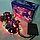 Гирлянда светодиодная с небьющимися лампами Нить Мультиколор, черный провод , 8 метров, d -4 мм, 7 режимов, фото 4