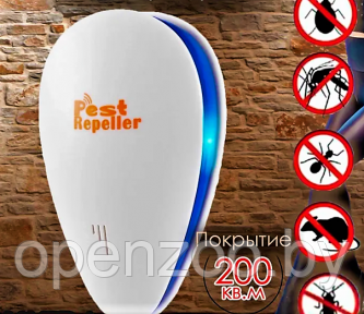 Ультразвуковой отпугиватель насекомых, грызунов и тараканов Electronic pest repeller