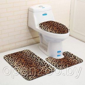 Набор ковриков для ванны и туалета 3 шт Bath Mat Set (45.00 х 72 .00 см., 37.50 х 45.00 см. 44.00 х 37.00 см.)