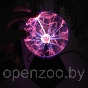 Плазменный шар Plasma light декоративная лампа Тесла (Молния), d15 см - фото 1 - id-p207594824