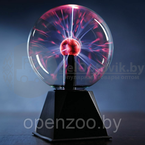 Плазменный шар Plasma light декоративная лампа Тесла (Молния), d15 см - фото 10 - id-p207594824
