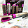 Фен стайлер для укладки волос с цилиндрическими насадками 5 в 1 Нежно розовый (коробка), фото 6