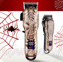 Уценка Машинка для стрижки волос, бритья бороды/усов Hair Clipper Geemy GM-6632 SKULL. Аккумулятор высокой