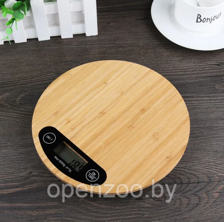 Электронные бамбуковые кухонные весы Electronic Kitchen Scale (до 5 кг) - фото 10 - id-p207593517