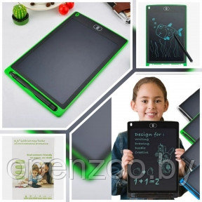Графический обучающий планшет для рисования (планшет для заметок), 8.5 дюймов Writing Tablet II Зелёный - фото 1 - id-p207593521