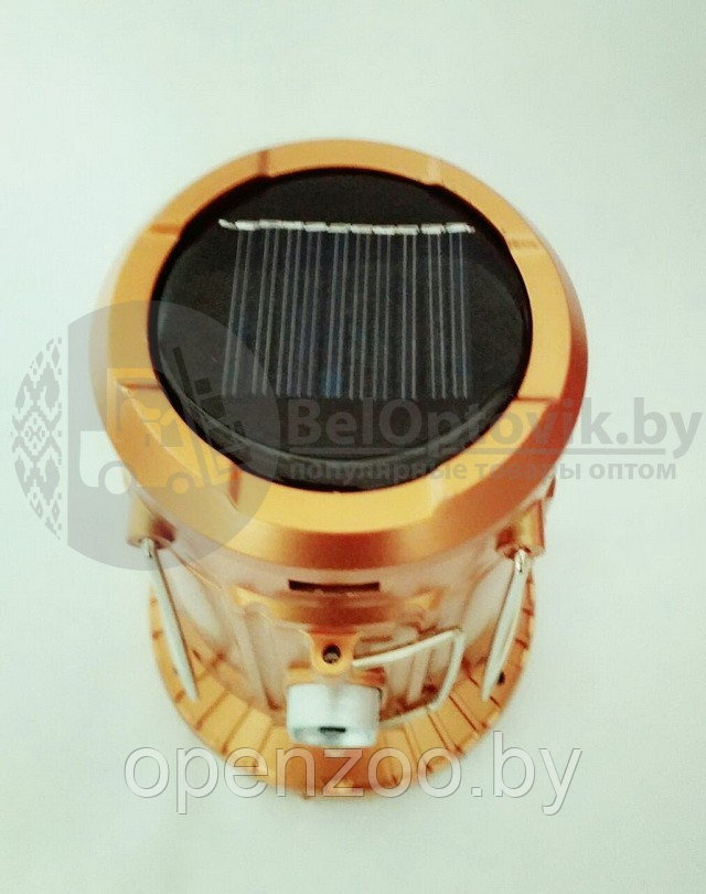 Универсальный складной кемпинговый фонарь GSH 9299 с солнечной панелью. Чемпион Лучшее качество - фото 10 - id-p207596696