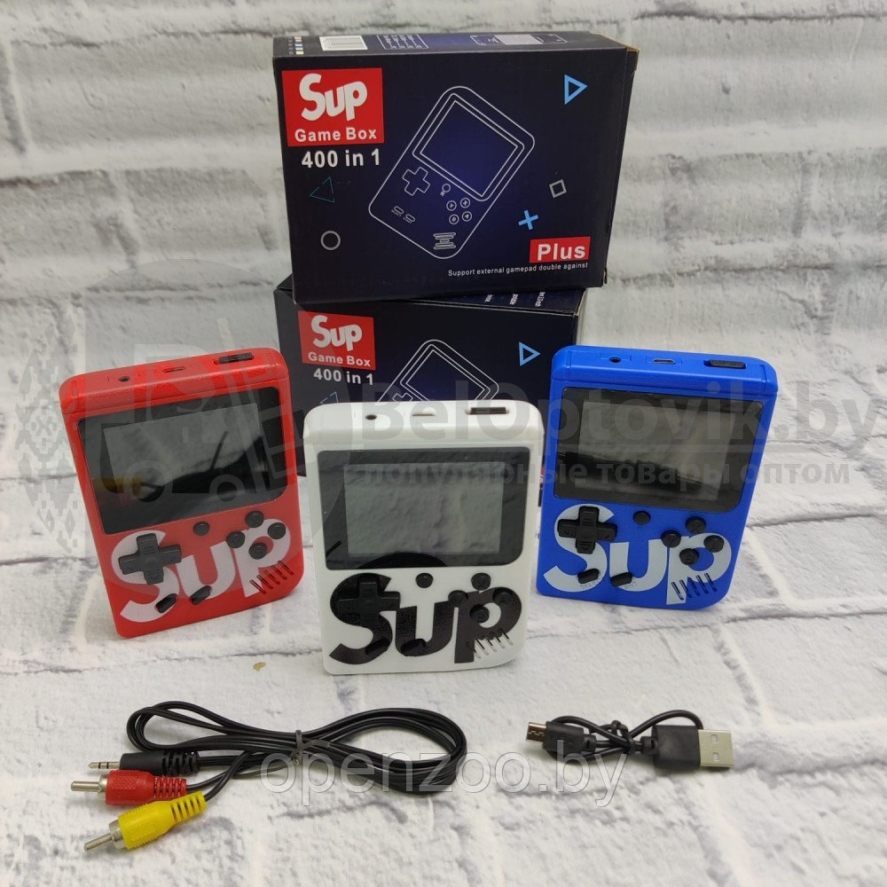 Игровая приставка Sup Game Box PLUS Retro 400 in 1 2.8 TFT 8 BIT 400 в 1 Черная - фото 7 - id-p207595953