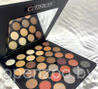 Палетка теней Catrice Cosmetics Chocolate NUDES HD Matte  Shine Eyeshadows Pallete 32 оттенка  ESCT-01 с