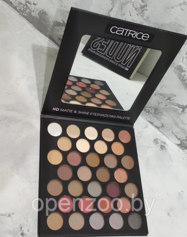 Палетка теней Catrice Cosmetics Chocolate NUDES HD Matte Shine Eyeshadows Pallete 32 оттенка ESCT-01 с - фото 5 - id-p207593558